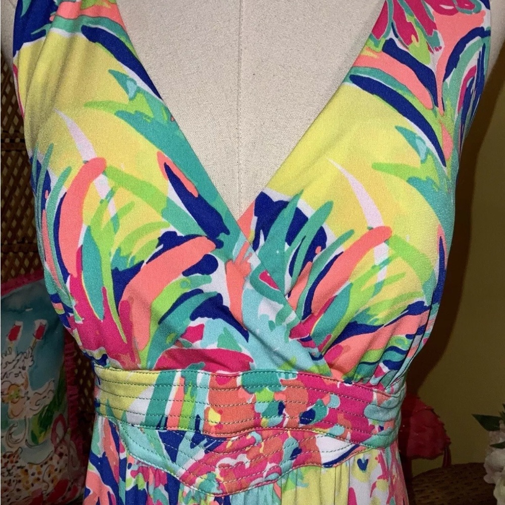 Lilly Pulitzer Seaview Maxi Dress Casa Banana - Picture 13 of 13